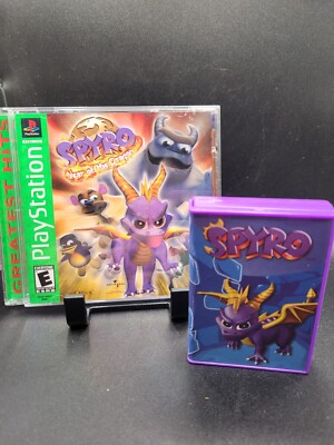 Spyro the Dragon Sony PlayStation 1 Greatest Hits PS1 & McDonald's Toy Handheld