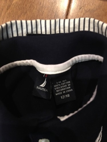 Boys 12 - 18 months Easter Suit Seer Sucker Suit Spring - LOT of 3 - EUC Nautica