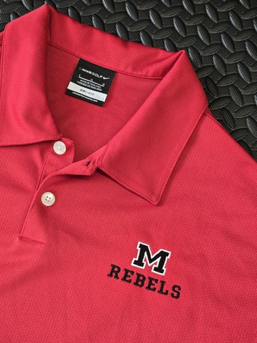 ole miss nike dri fit polo