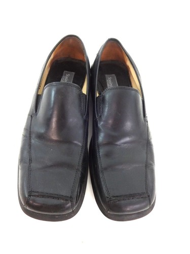 NIB Stalney Blacker Stylish Black Leather Tassel Loafers for Men, Size 11 Stanley Blacker Black leather Tassel Loafers Shoes Italy  main image 3