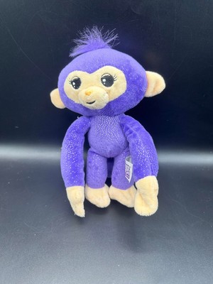Fingerlings Monkey Purple Silver Sparkle 9'' Plush