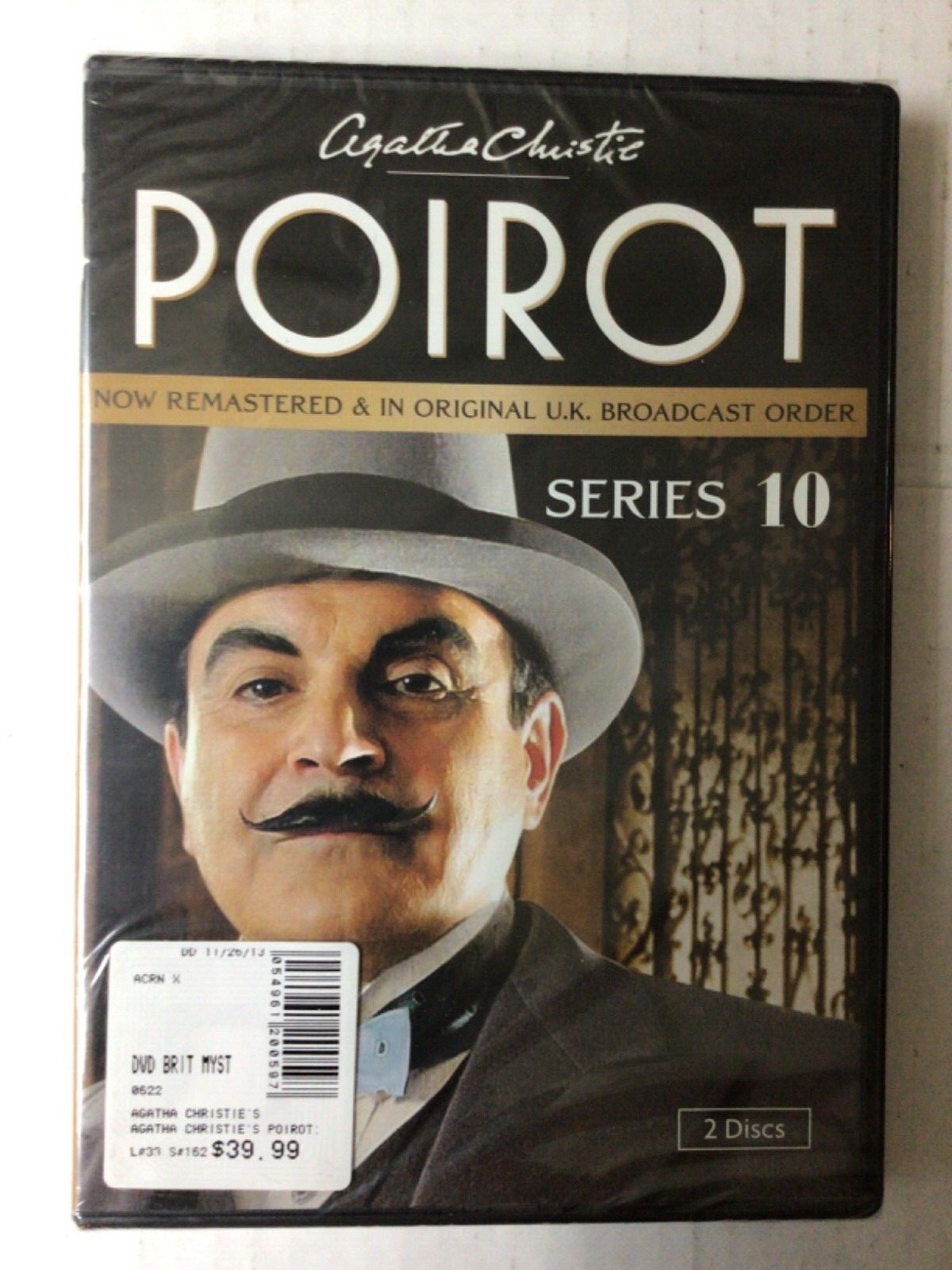AGATHA CHRISTIE'S POIROT Series #10 David Suchet {DVD} BRAND