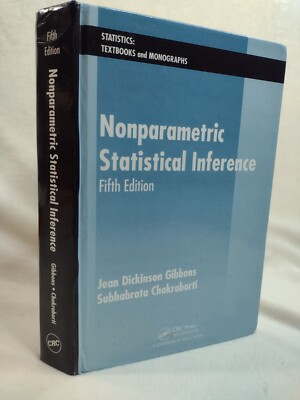 NONPARAMETRIC STATISTICAL INFERENCE, Fifth Ed by Gibbons Statistics Hardcover