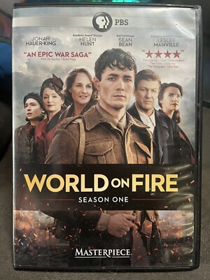 World On Fire Season One 1 DVD 3 Disk Set 2019 Masterpiece