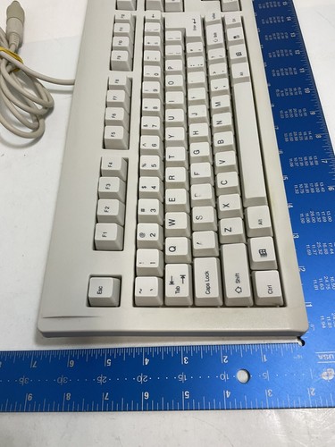 Turbo Plus KB-8001 R+ Computer Keyboard With 5 Pin To 6 Pin Serial Adapter