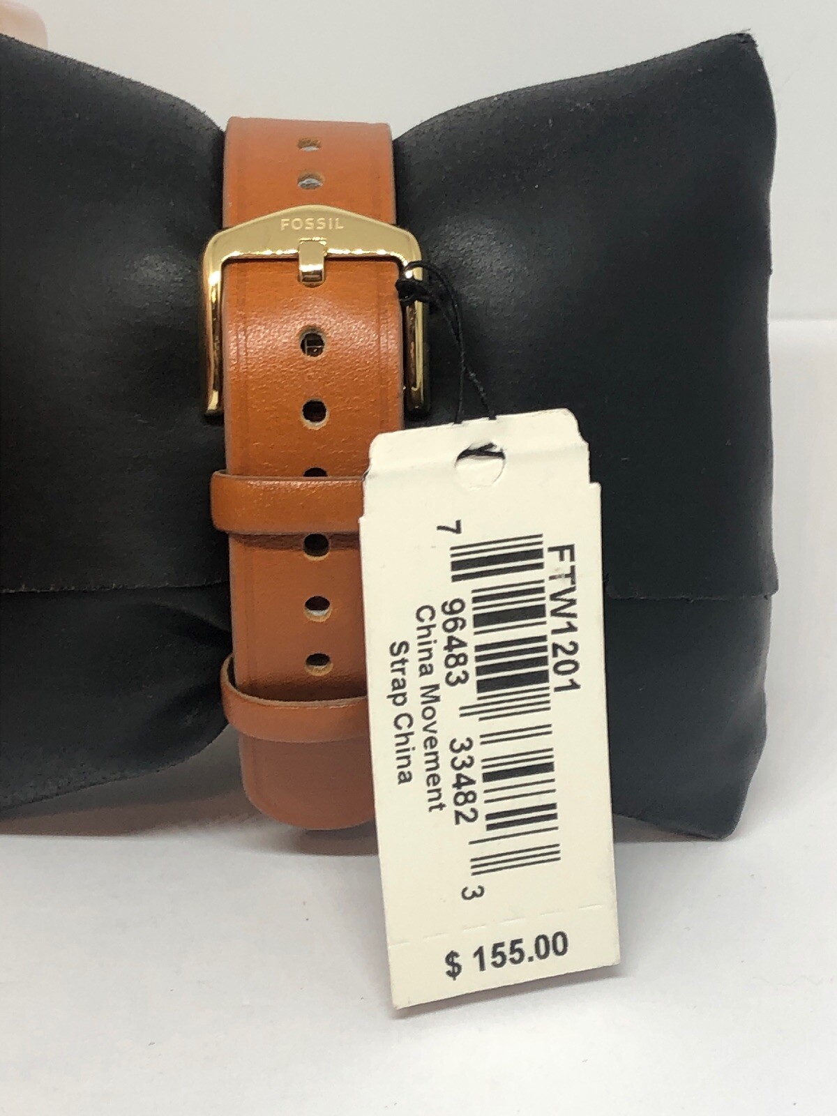 Fossil Q FTW1201 Women Brown Leather Analog Silver Dial Fossil Q FTW1201 Women Brown Leather Analog Silver Dial