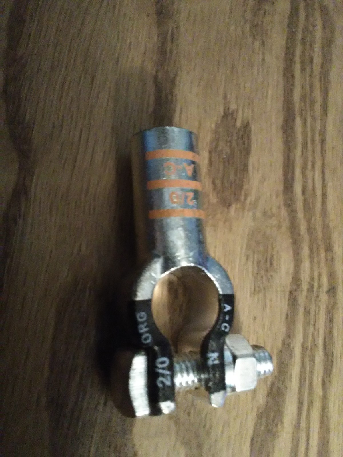 2/0 Ga. Negative Copper Battery Terminal (1 per pack) CRIMP TYPE