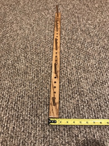 Recurve Bow Rack, Wall Mount, Solid Oak