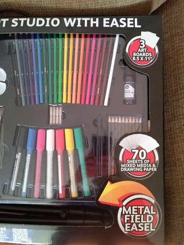 Lot of 2 Daler Rowney 200 Pc Ultimate Art Studio With Easel