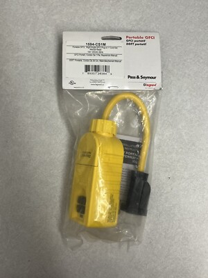 Pass & Seyour (1594-CS1M) 15A GFCI 1'' Cord Set, Manual Reset