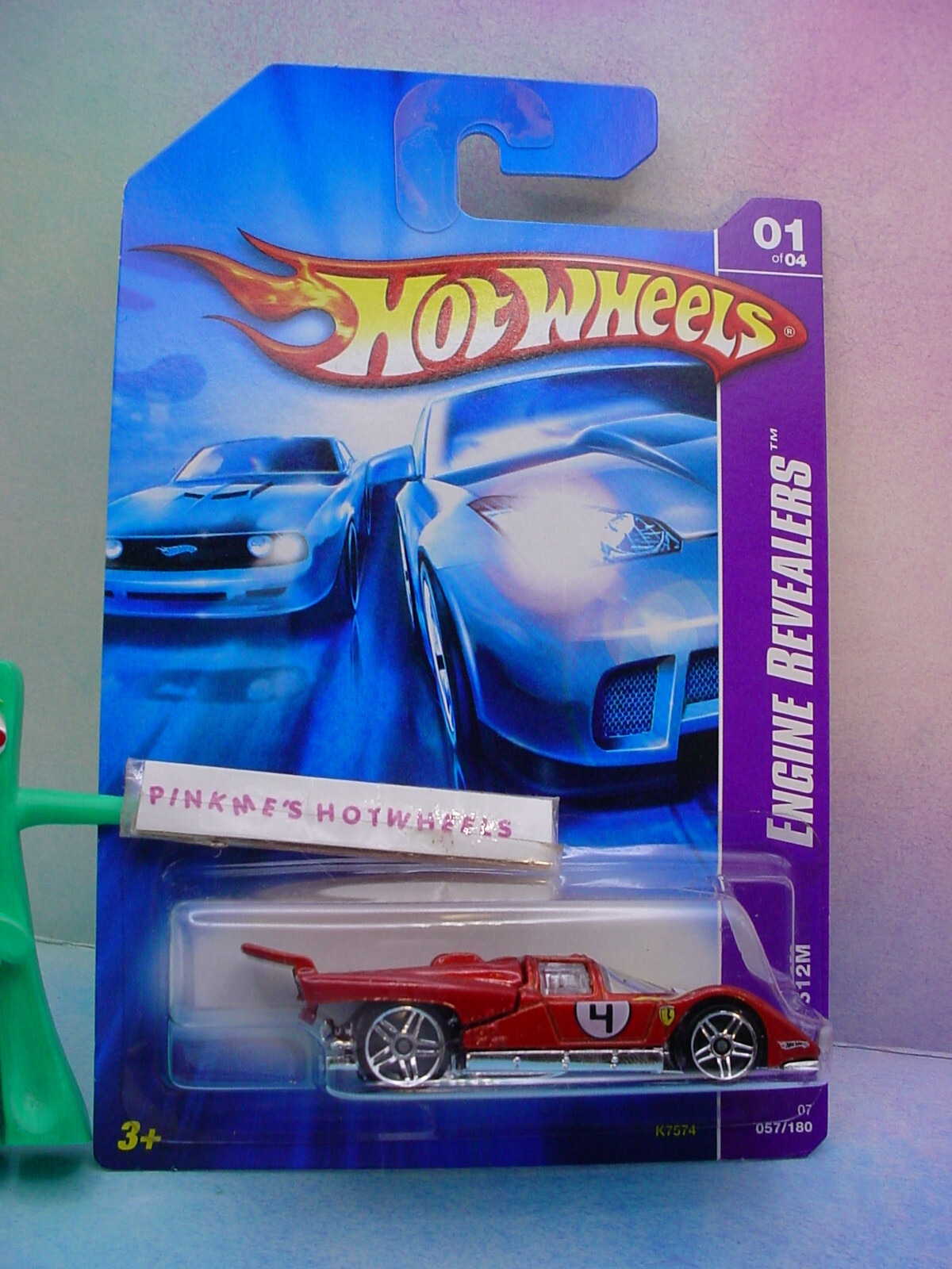 htf 2007 Hot Wheels FERRARI 512M #57∞ red-orange;pr5