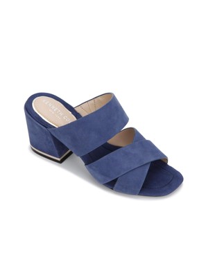 

KENNETH COLE Женские синие кожаные туфли без шнуровки Maisie на каблуке 6,5 м, Синий, KLS0010SU
