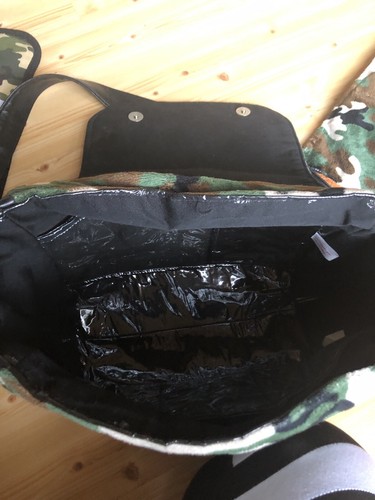 Camo Minky Diaper Bag Set Lot Camouflage