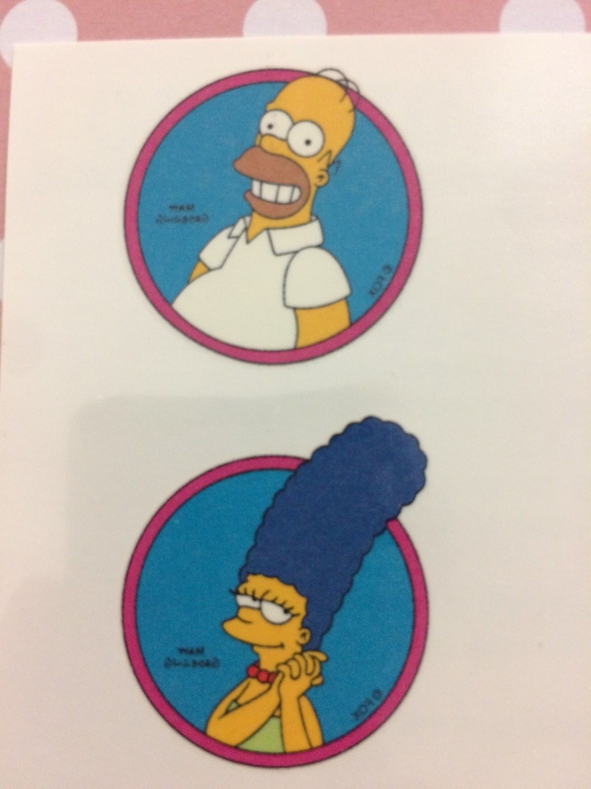 (1) Lot of 29 The Simpsons Temporary Tattoos Lasts up to 7 Days FREE SHIP