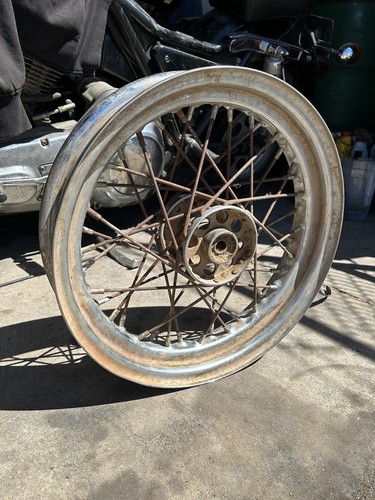 Harley-Davidson リアホイール　16X3.0 Mid-Usa 16 x 3.00 Black Complete Rear Wheel fits all Harley