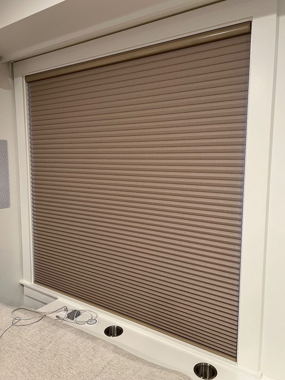 2 New Custom Luxury Graber brand RTS Motorized Blackout Shades