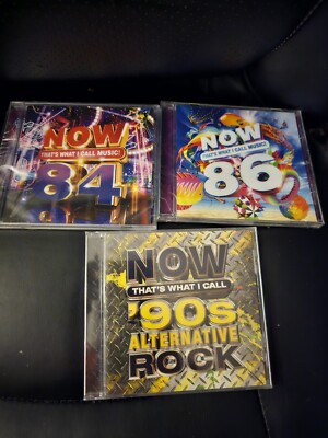 Now That's What I Call Music  3 CD lot  84 86 & 90s Alternative Rock SEALED
