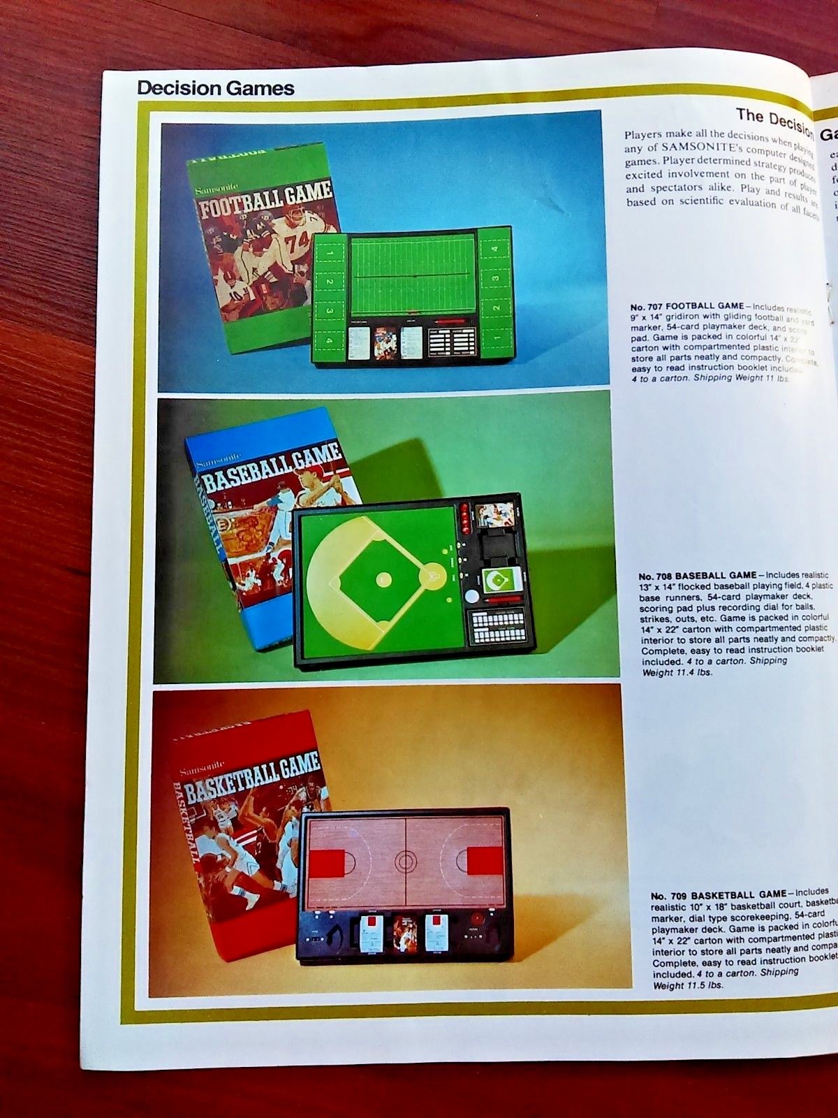 1970 Samsonite Toy Catalog Roller Ice Skates Lacer Racer Mission Space Game