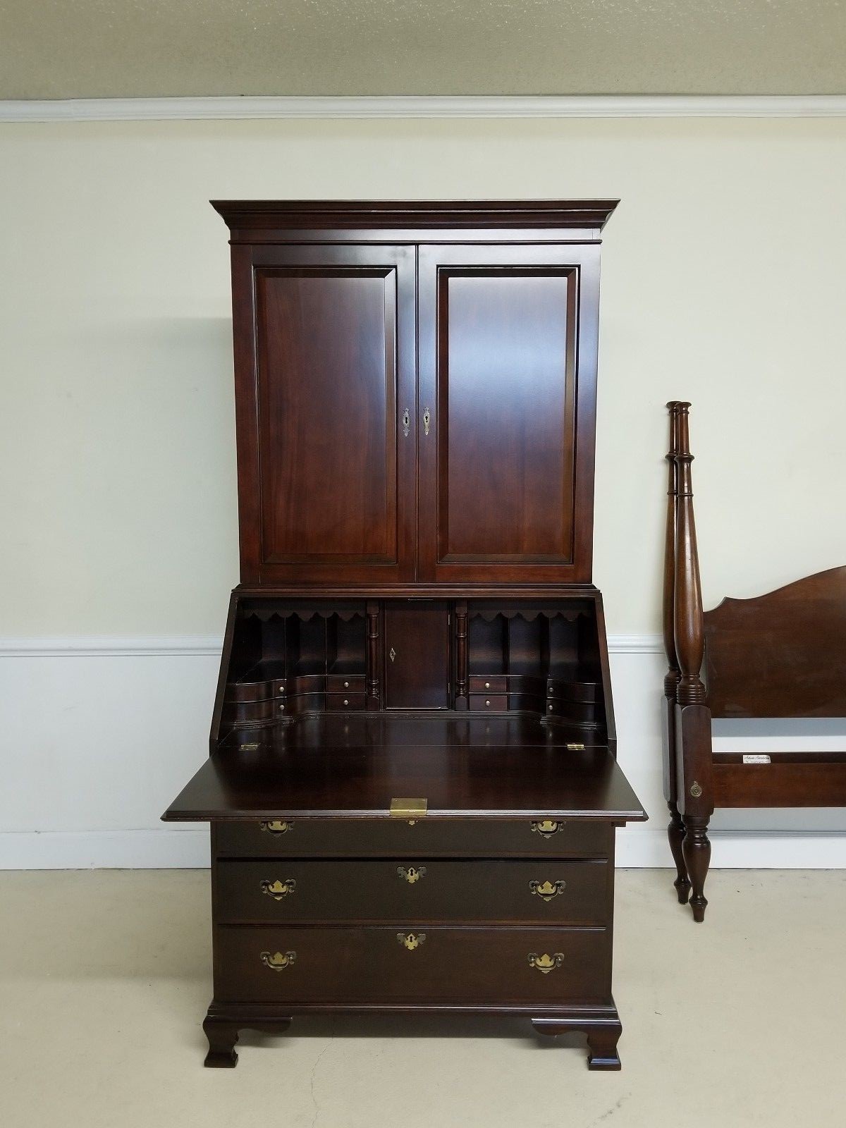 CRAFTIQUE SECRETARY SOLID DOORS  MAHOGANY
