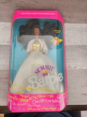 Barbie Summit Collection African American Doll Mattel 1990 #7028 NEW
