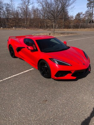 2023 Chevrolet Corvette C8 STINGRAY 1LT TORCH RED I OWNER LOW MILES R/SPOILER