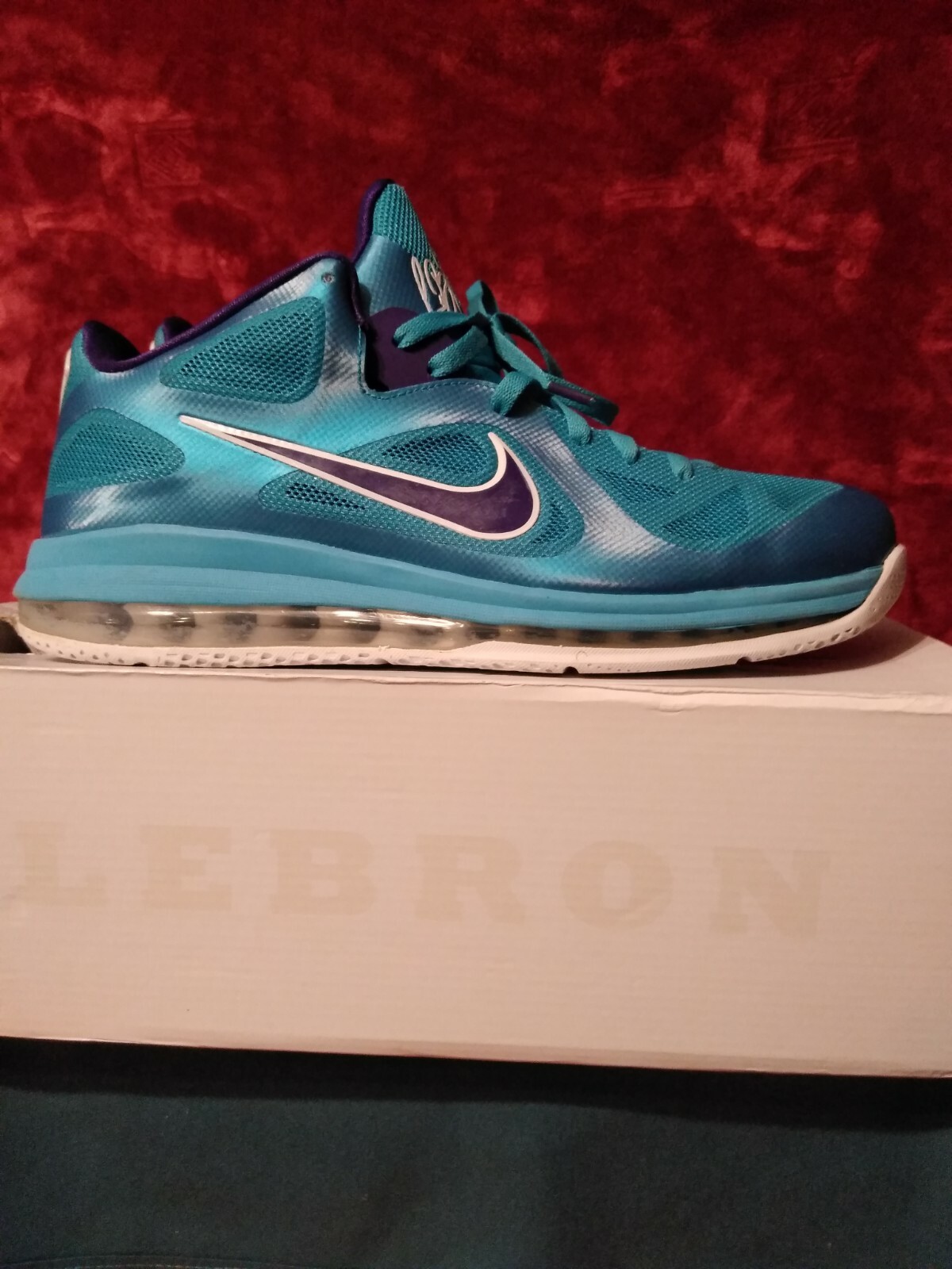 Lebron 9 Low Summit Lake Hornets Mens 
