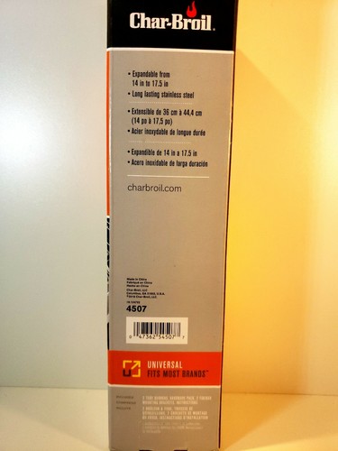 Char-Broil 2-Pack 17.5-in Adjustable Length Stainless Steel Tube Burners 4507