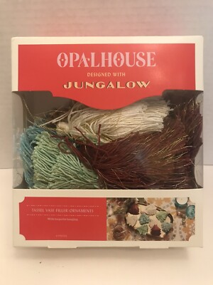 NEW Opalhouse Designed with Jungalow Tassel Vase Filler Ornaments 8 pc ~ 4 Color