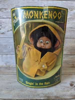 My Friend MONKENOO Singin' In The Rain Monchhichi Toy Totsy In Package