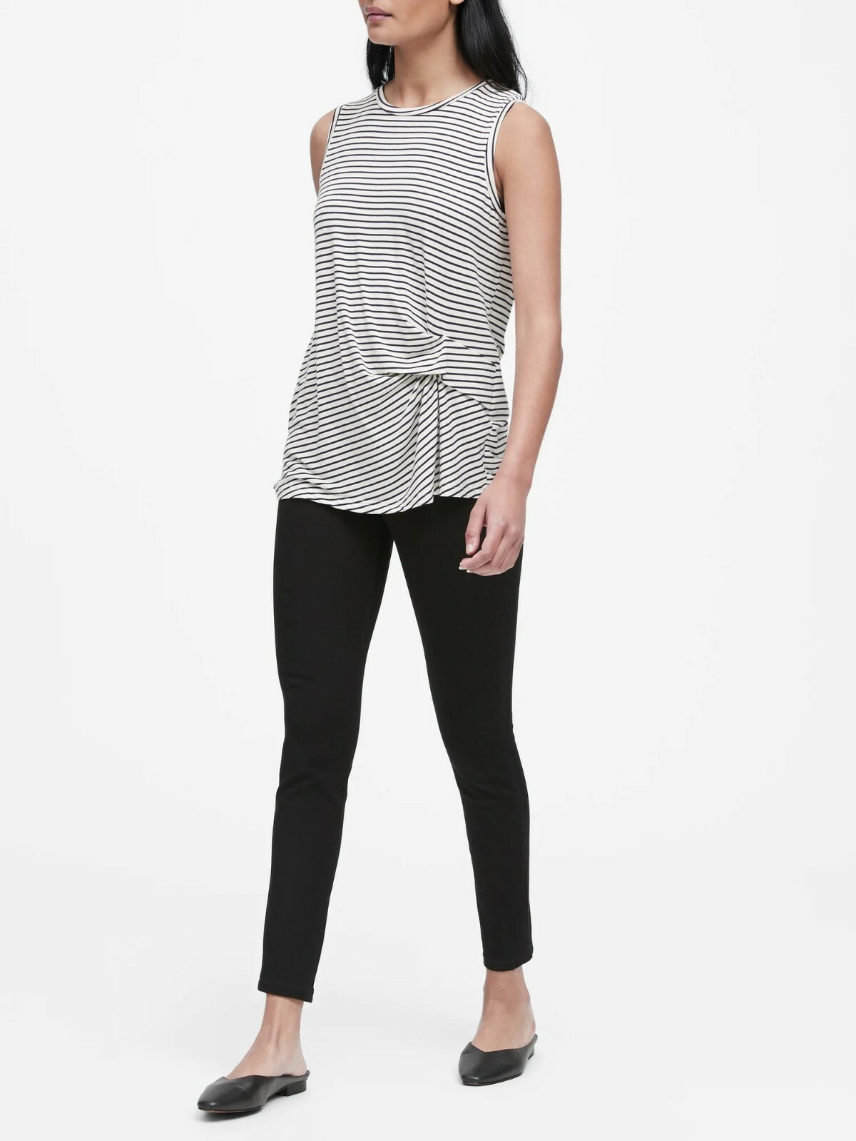 

Мягкая эластичная майка из модала Banana Republic Twisted #49248-6 #N