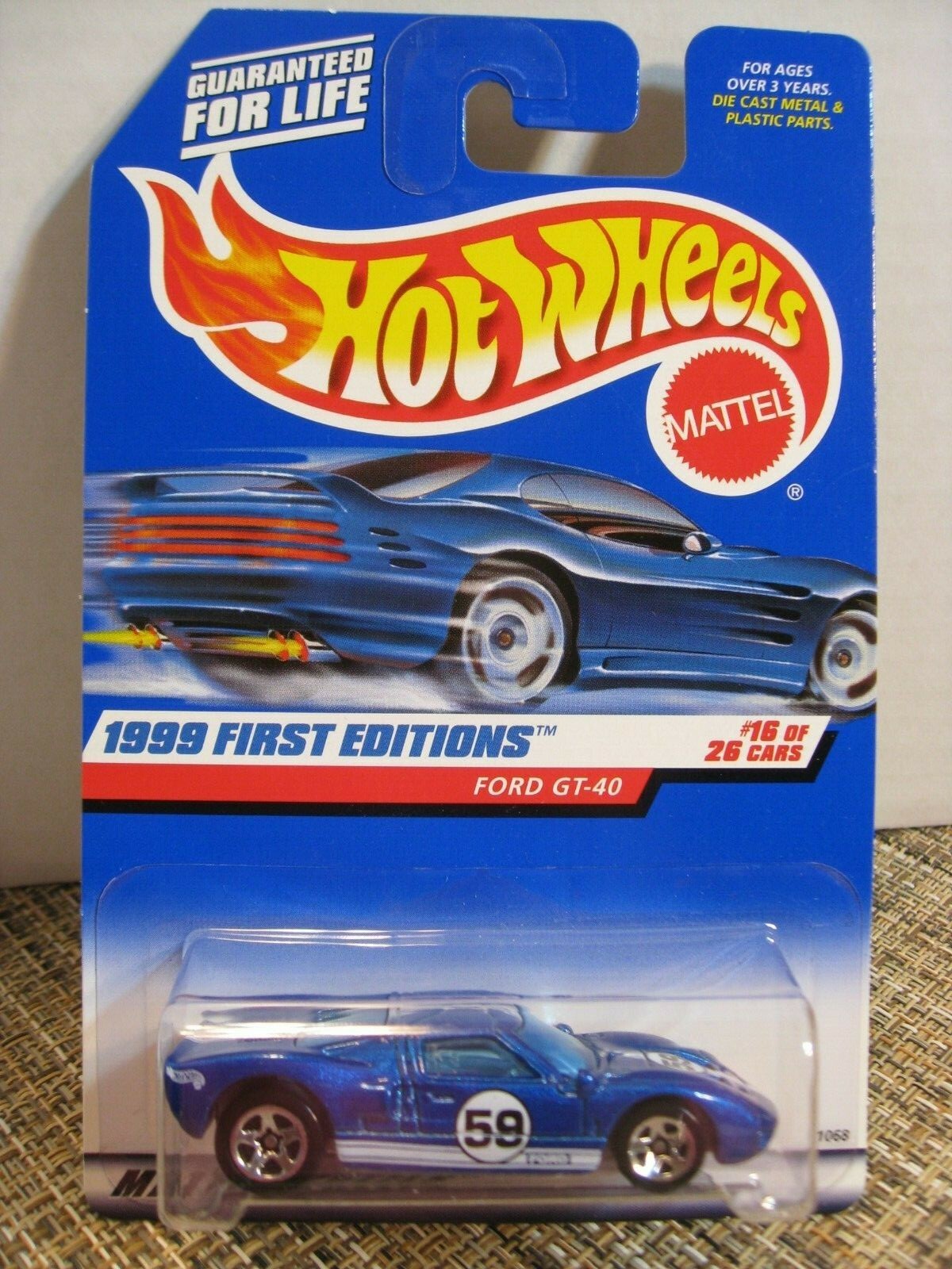 Hot Wheels 1999 First Editions Car #16 of 26 cars - Ford GT Hot Wheels 1999 First Editions Car #16 of 26 cars - Ford GT