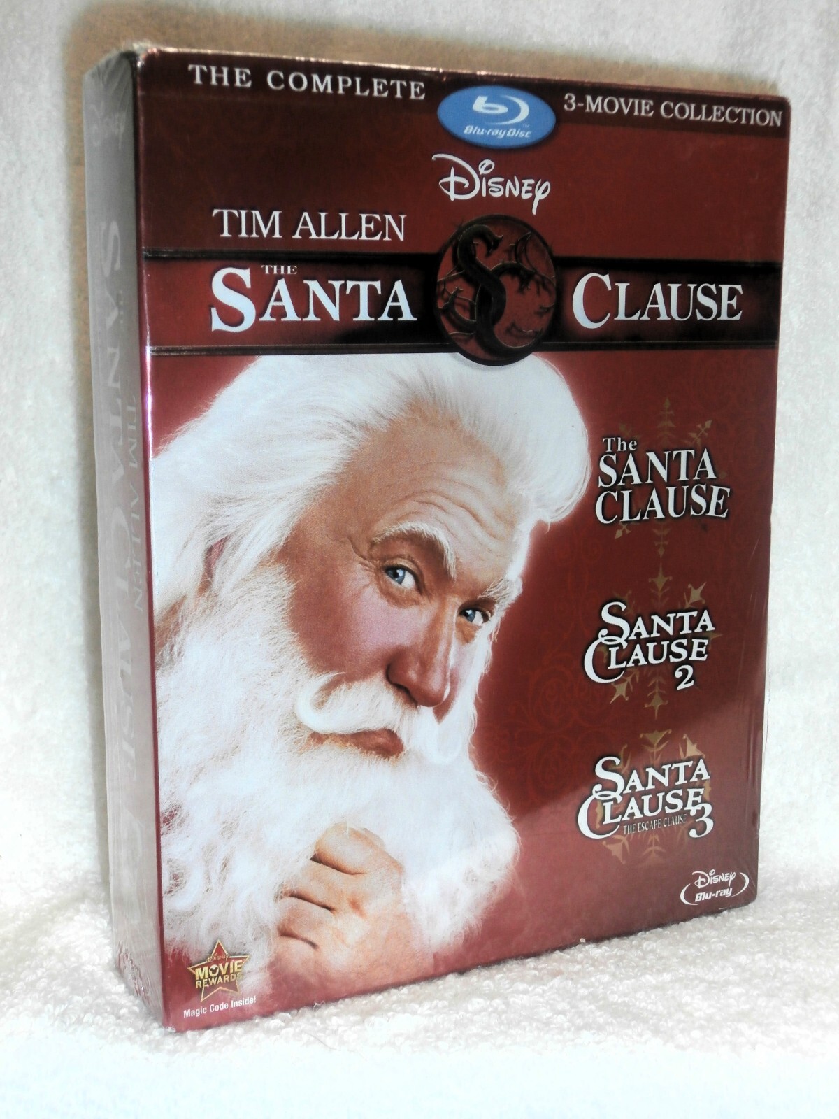 The Santa Clause 3-Movie Collection (Blu-ray, 2022) Tim Allen