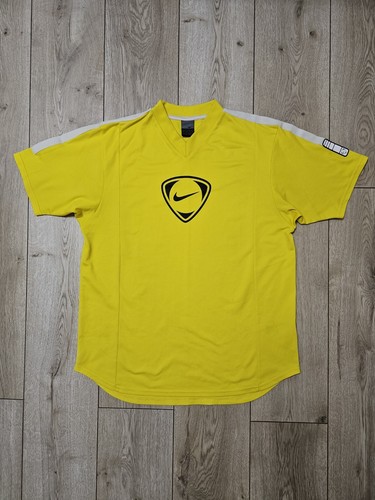 NIKE VINTAGE SHIRT JERSEY Y2K 90s CENTRAL LOGO TRAINING