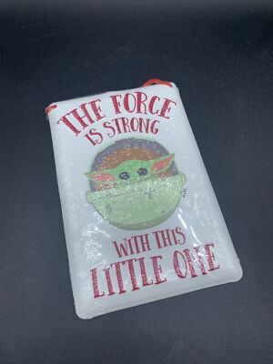 Star Wars Baby Yoda '' The Force Is Strong With This Little One Metal Ornament