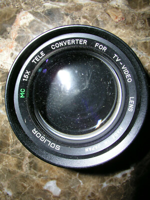 SOLIGOR Tele Converter for TV-VIDEO 1.5X Camera Lens 52MM