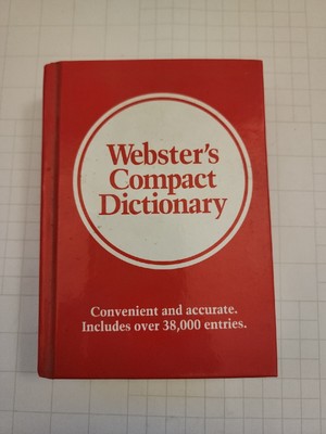 Webster's Compact Dictionary by Inc. Merriam-Webster (1987, Hardcover)