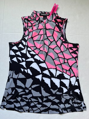 NEW SIMPLICITE BY JAMIE SADOCK TENNIS GOLF  SLEEVELESS TOP, SIZE: SMALL