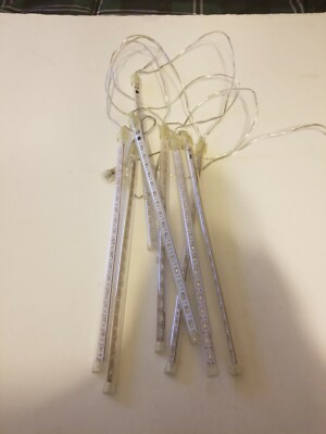 OMGAI LED METEOR LIGHTS SET 8 TUBES BLUE 
