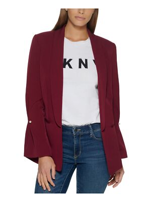 

Женский бордовый пиджак для работы DKNY, Burgundy, UH1J2229