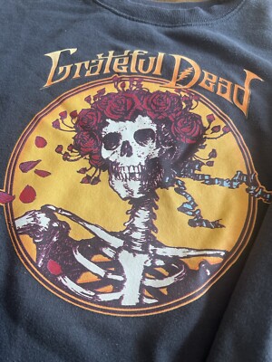 Grateful Dead Bertha Graphic Rock Band  Sweatshirt Shirt Size S