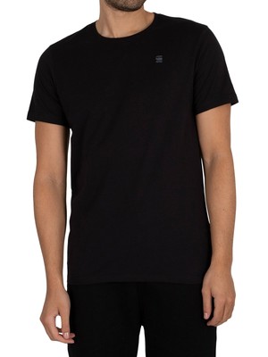 

Мужская базовая футболка G-Star RAW, черная, Черный, D16411-336-6484
