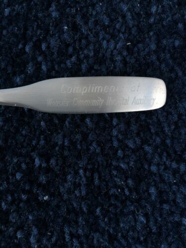Oneida Flatware Paul Revere Mirror 18/10 Wooster Hospital Collectible Baby Spoon