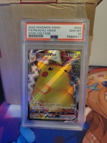 Pokémon Vivid Voltage PIKACHU VMAX #044/185 Full Art GEM
