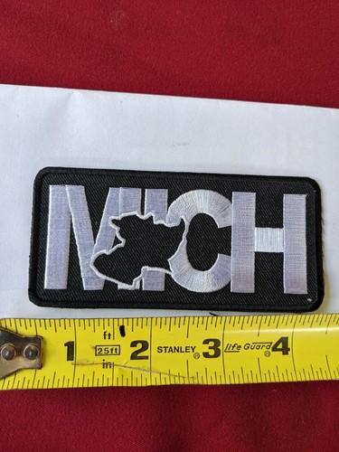 Michoacan Mexico  Embroidered iron on patch for hats and jacket etc
