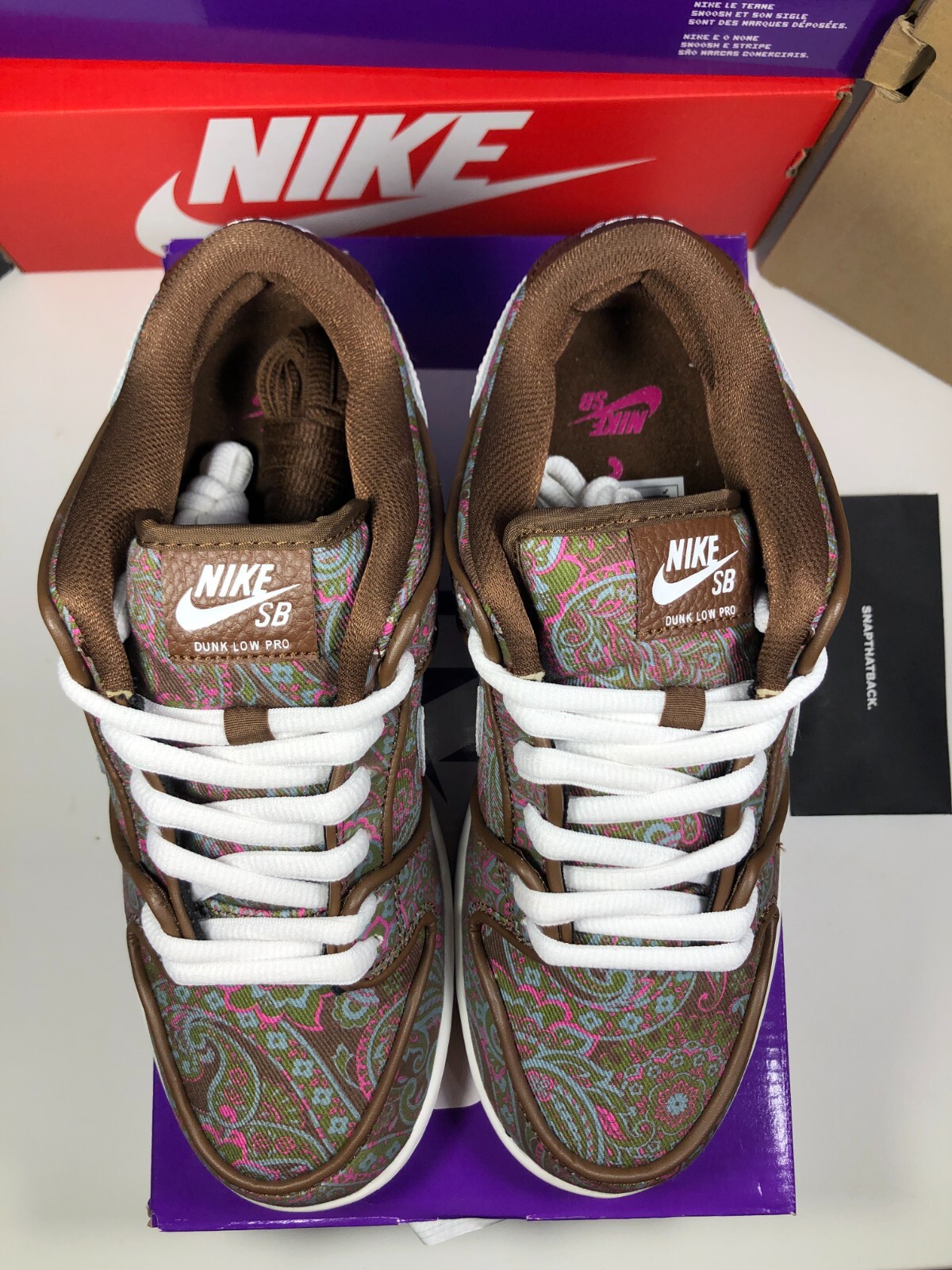 Nike SB Dunk Low Pro PRM Paisley Brown DH7534-200 Men's Sizes New With Box:  купить с доставкой из США, цена 26 301 руб - (175305203394)