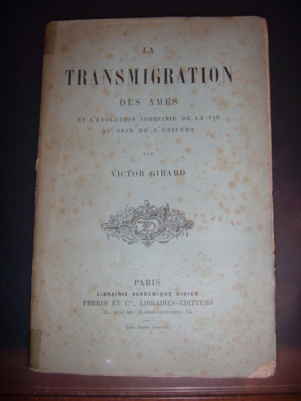 La Transmigration Des Ã¢Mes Et L'Ã©Volution IndÃ©Finie De Vie Au Sein De L'Univers
