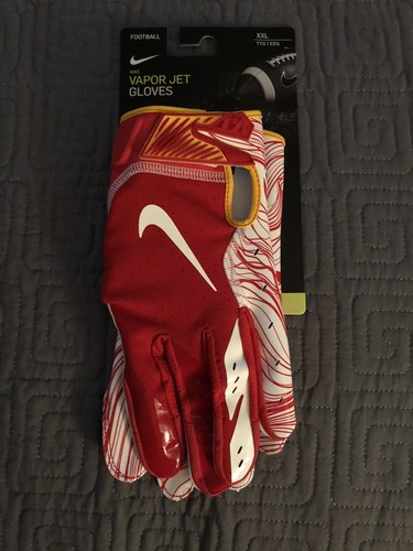 Nike NFL Vapor Jet 5.0 Kansas City Chiefs Football Gloves