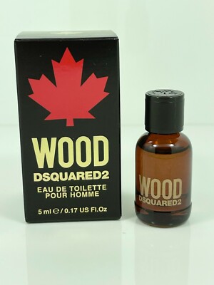 Wood Dsquared 2 Eau De Toilette Pour Homme 5ml/ .17 oz New in Box