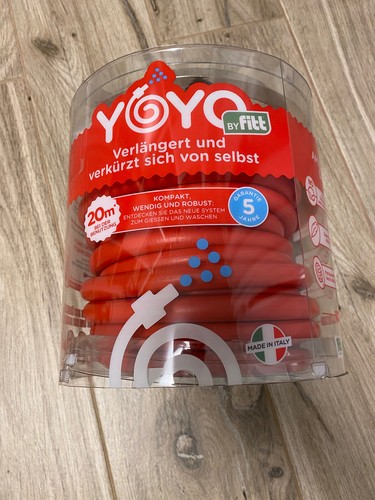 (1,10€/m) YOYO Gartenschlauch 20m mit Pistole und Aquastop Schlauch 20 m