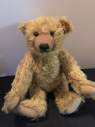 STEIFF CLASSIC TEDDY BEAR #000560-GROWLER-LONG CURLY MOHAIR